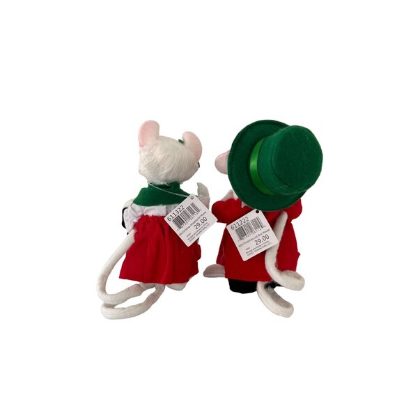ANNALEE 6” Christmas Shopping Boy & Girl Figures NEW New with tags - Picture 3 of 4